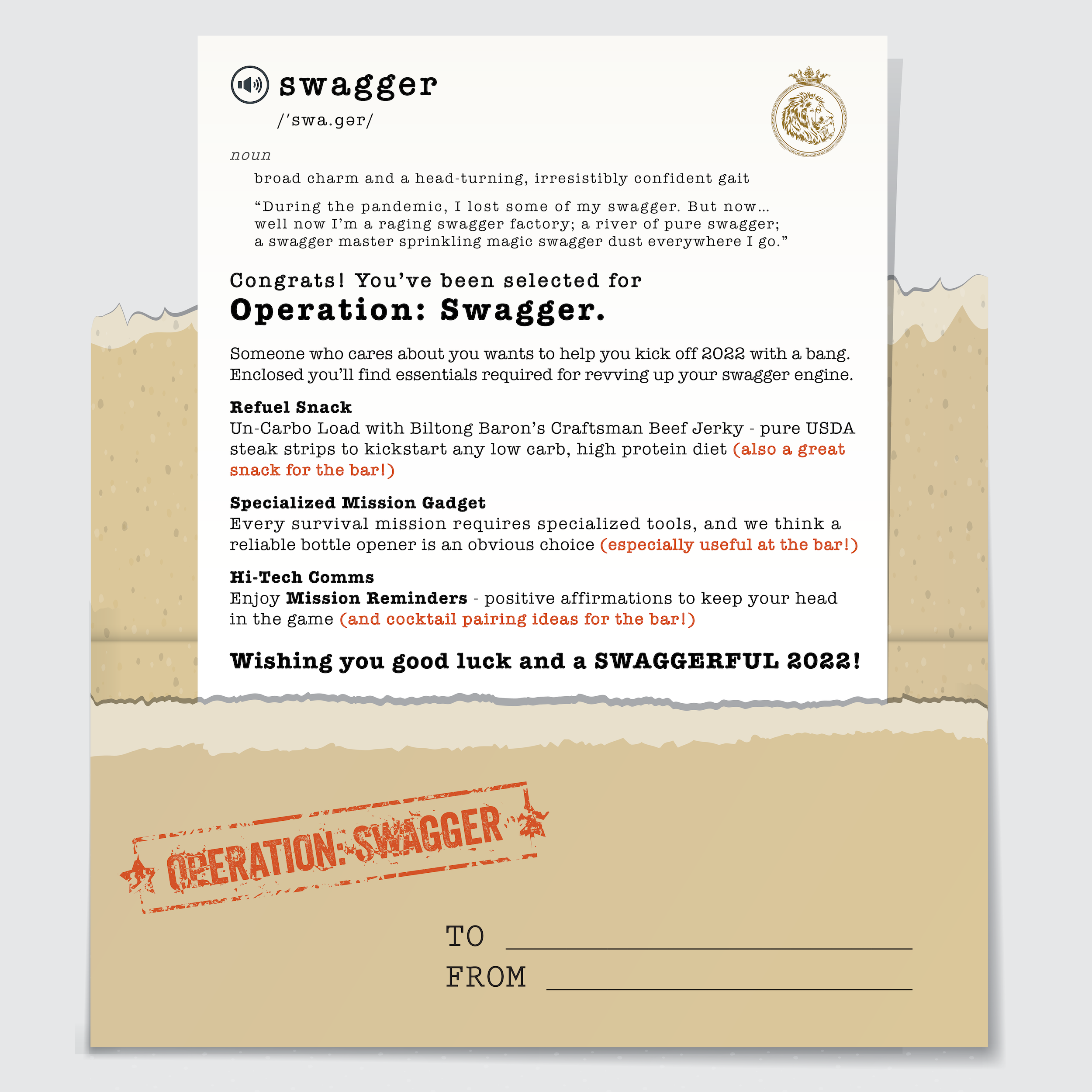 Gift Ready! Operation Swagger Box